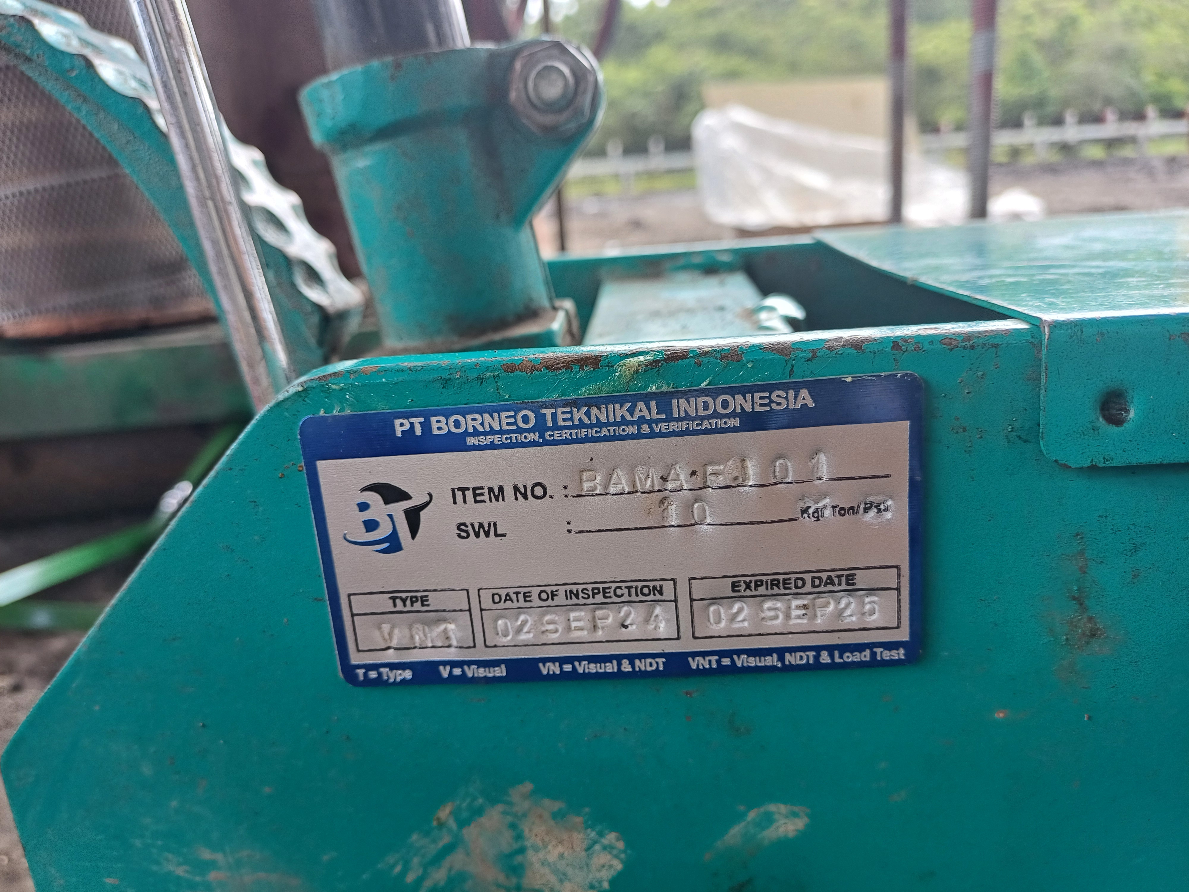 PEMERIKSAAN & PENGUJIAN BEBAN HYDRAULIC